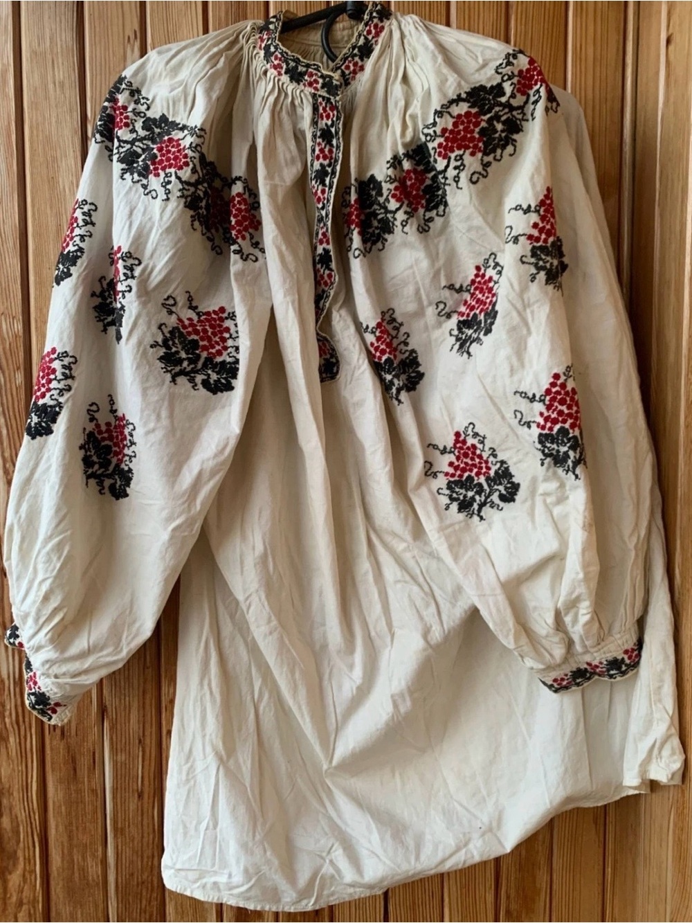 Ukrainian Vyshyvanka Vintage Dress Woman Clothing Ukraine Old Clothes Rare - Picture 2 of 16